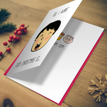 Load image into Gallery viewer, Miss Fong in Hong Kong: &quot;All I Want For Christmas Is Dim Sum&quot; Christmas Card
